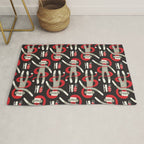 Sock Monkey Santa Rug Gallery Image 1