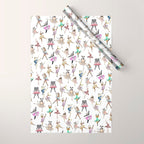 Animal Ballerinas Wrapping Paper Gallery Image 1