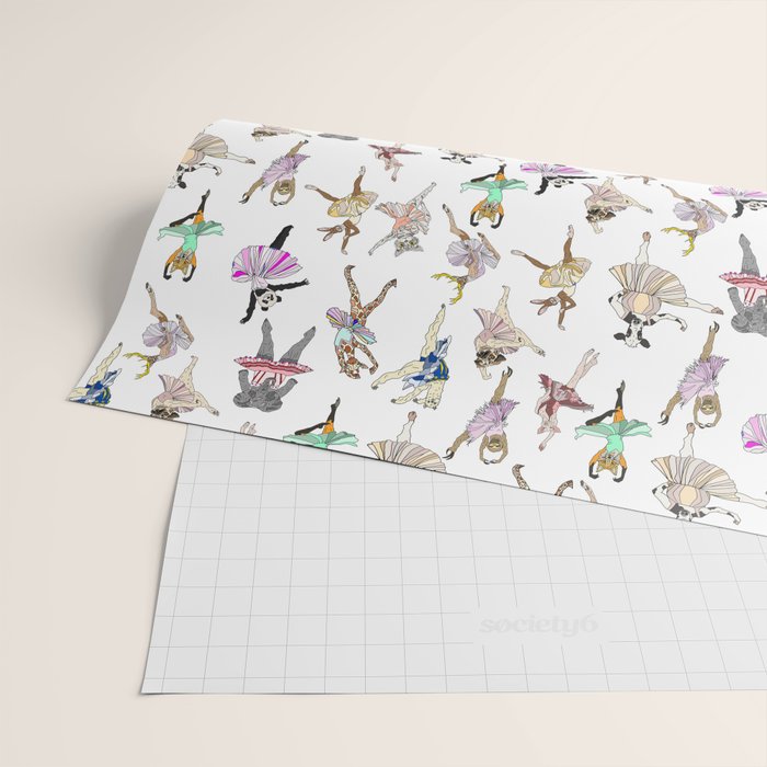 Animal Ballerinas Wrapping Paper Gallery Image 2