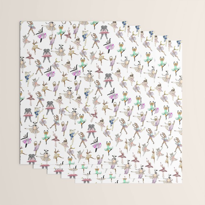 Animal Ballerinas Wrapping Paper Gallery Image 3