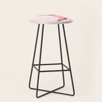 Pink Cowboy Boot and Wild Flower Bouquet Stool Gallery Image 1