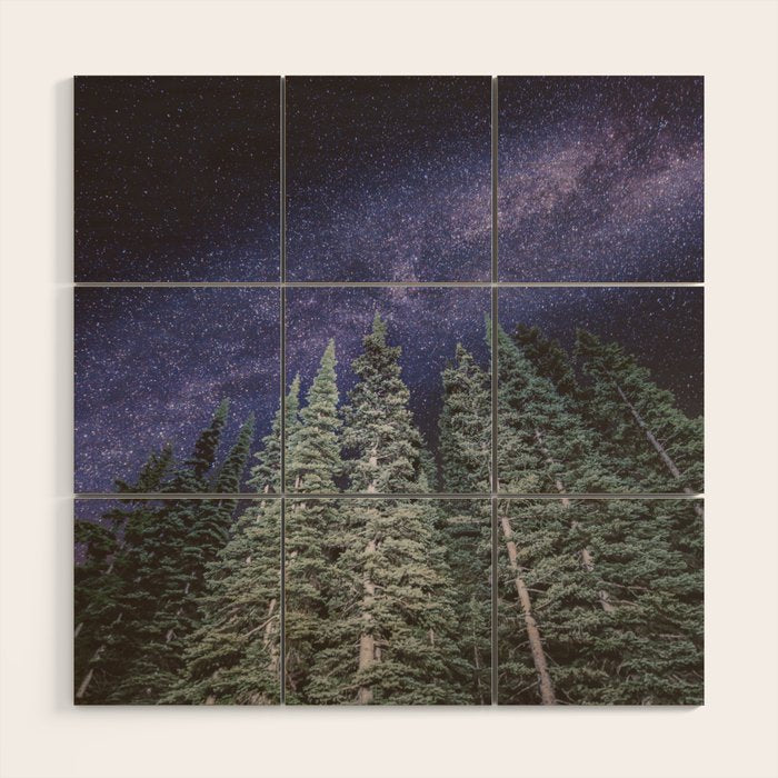 Lightyears - Milkyway Forest Wood Wall Art Gallery Image 1