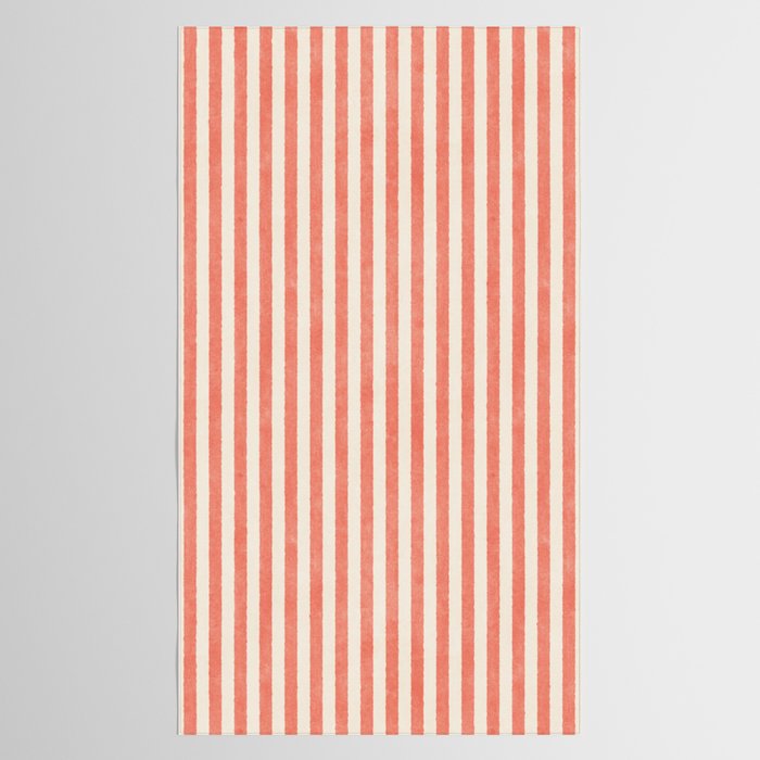 STRIPES - 07 - Guava Tablecloth Gallery Image 2