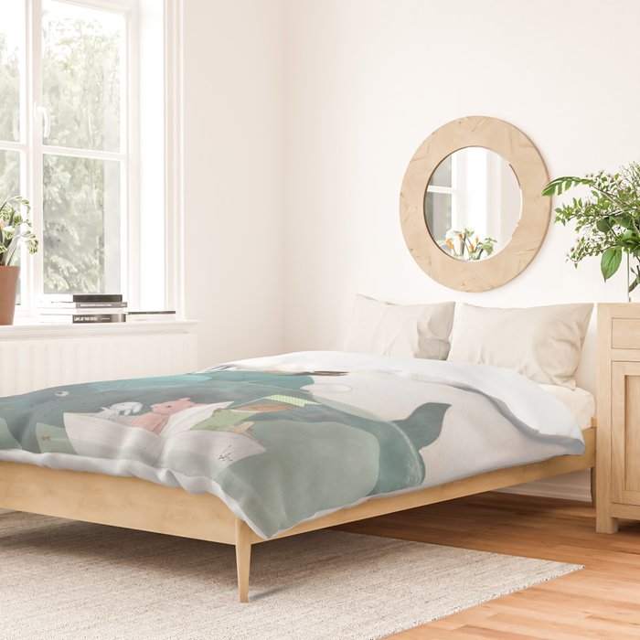little little whale Duvet Cover Gallery Image 2