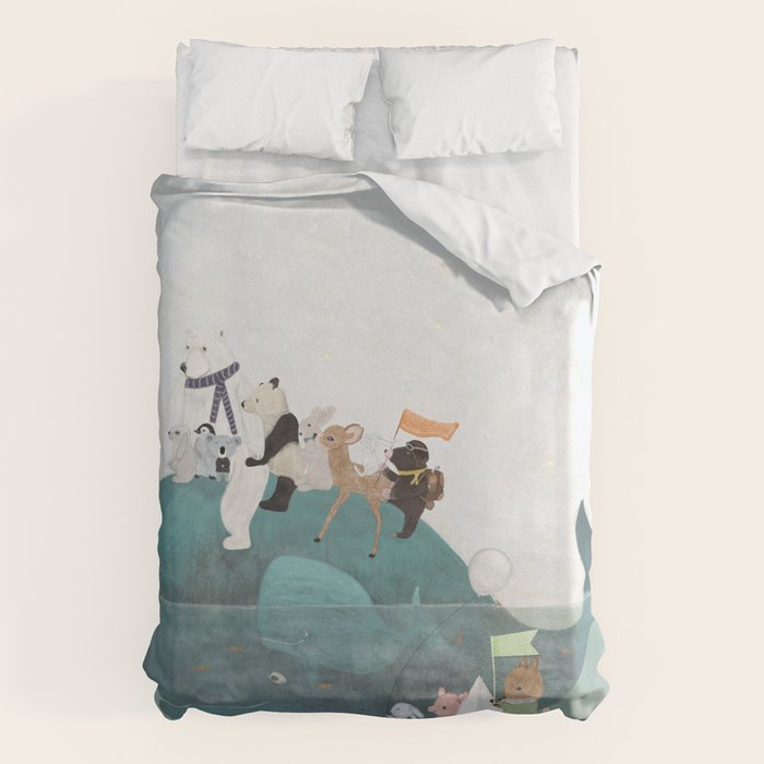 little little whale Duvet Cover Gallery Image 6