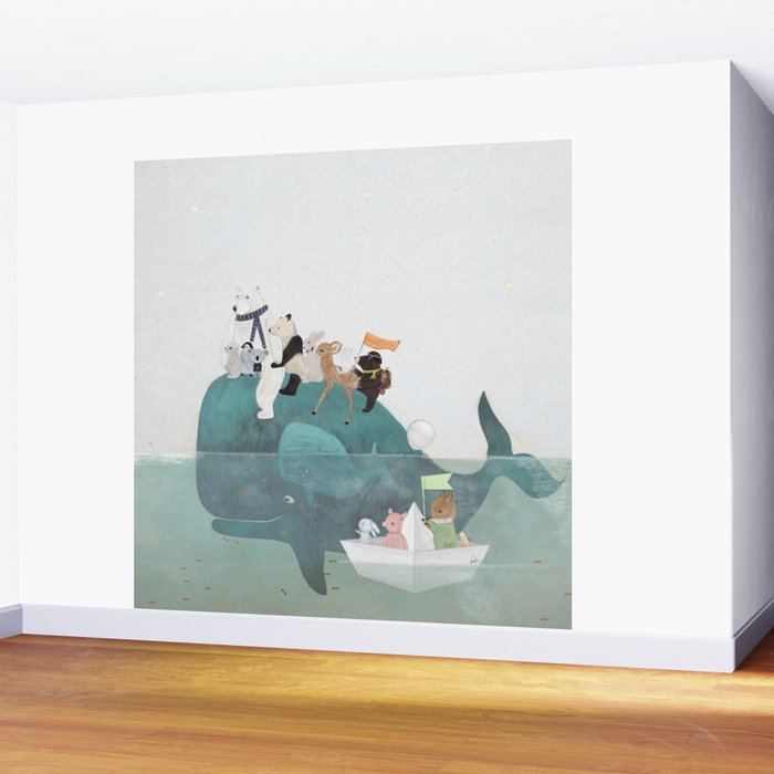 little little whale Wall Mural Gallery Image 2