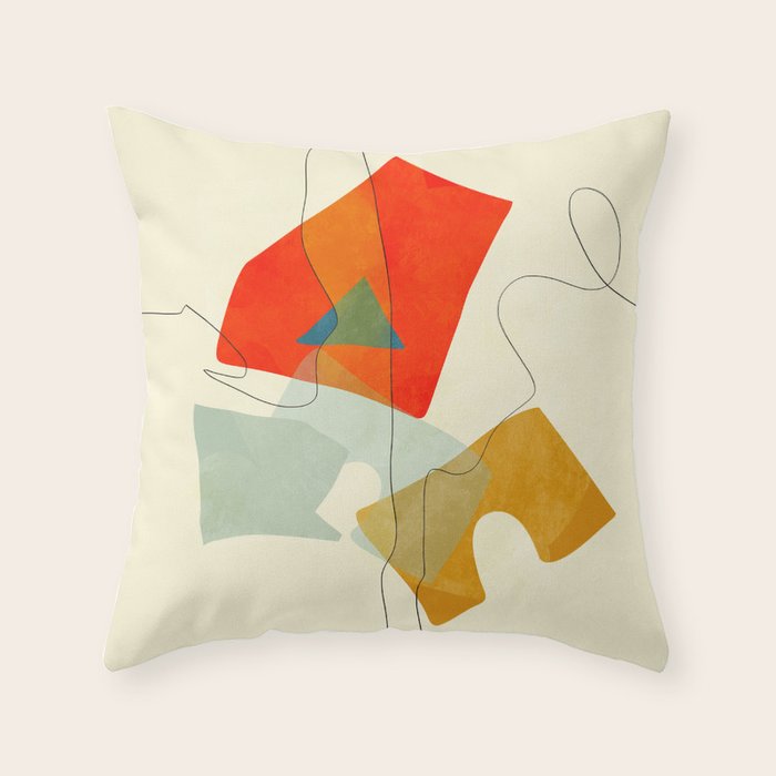 shape world III Throw Pillow Gallery Image 6