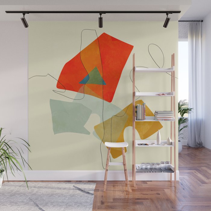 shape world III Wall Mural Gallery Image 1