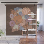 Pumpkin Harvest Wall Mural Gallery Image 1