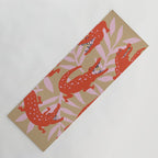 Alligator Collection â Coral & Pink Yoga Mat Gallery Image 1