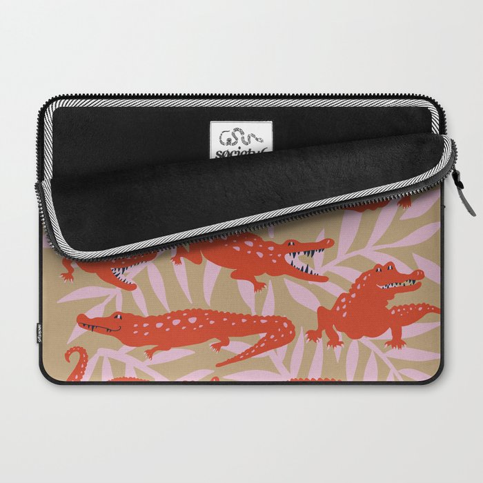 Alligator Collection â Coral & Pink Laptop Sleeve Gallery Image 2