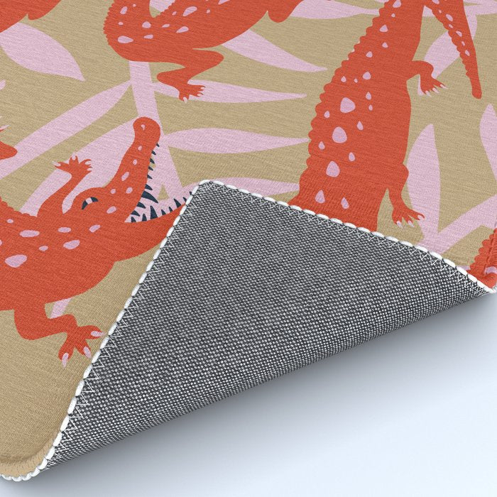 Alligator Collection â Coral & Pink Rug Gallery Image 4