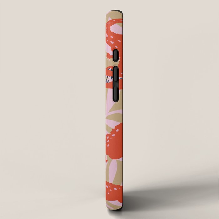 Alligator Collection â Coral & Pink iPhone Case Gallery Image 2