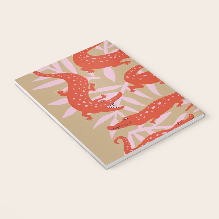 Alligator Collection â Coral & Pink Notebook Gallery Image 3