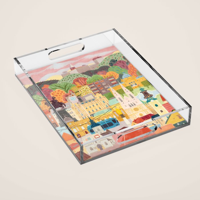 Zagreb Acrylic Tray Gallery Image 1