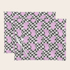 Retro greek statue vaporwave art pattern Placemat Gallery Image 1