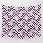 Retro greek statue vaporwave art pattern Wall Tapestry Gallery Image 4
