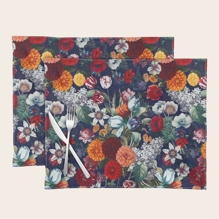 Night Garden XXXV Placemat Gallery Image 1