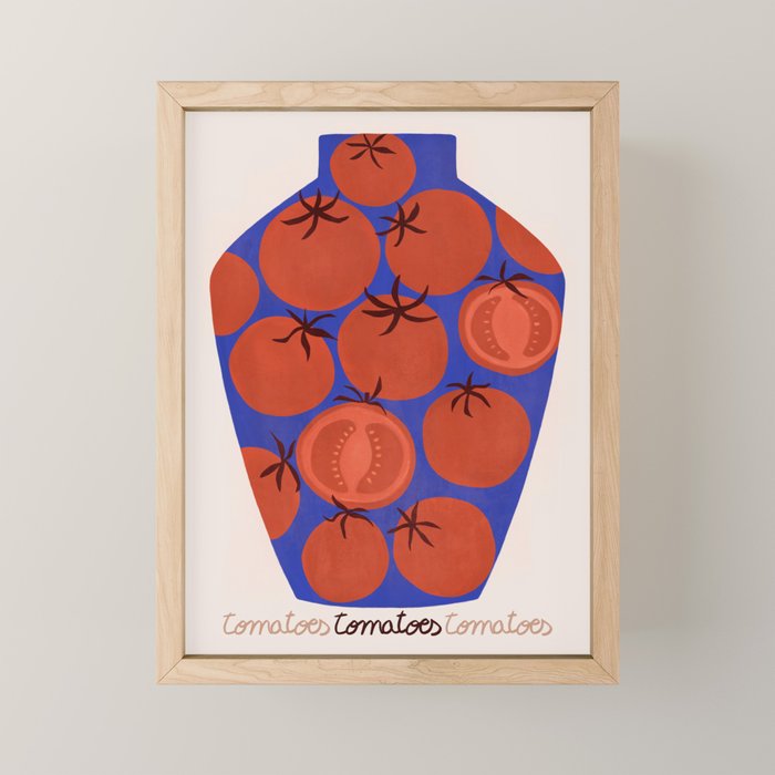 JAR OF TOMATOES Mini Art Print Gallery Image 1