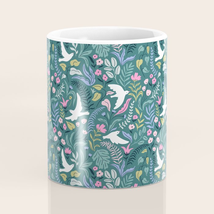 Garden and birds Coffee Mug Gallery Image 4