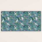 Garden and birds Desk Mat Gallery Image 3