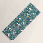 Garden and birds Yoga Mat Gallery Image 1