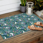 Garden and birds Outdoor Rug Gallery Image 2