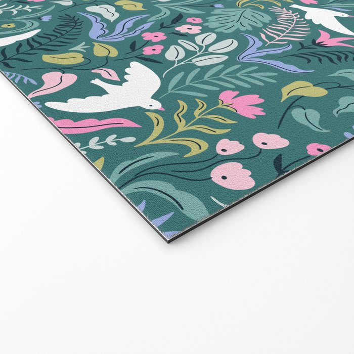 Garden and birds Welcome Mat Gallery Image 2