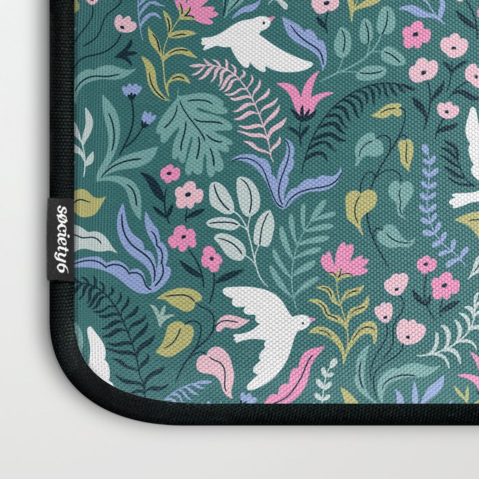 Garden and birds Laptop Sleeve Gallery Image 3