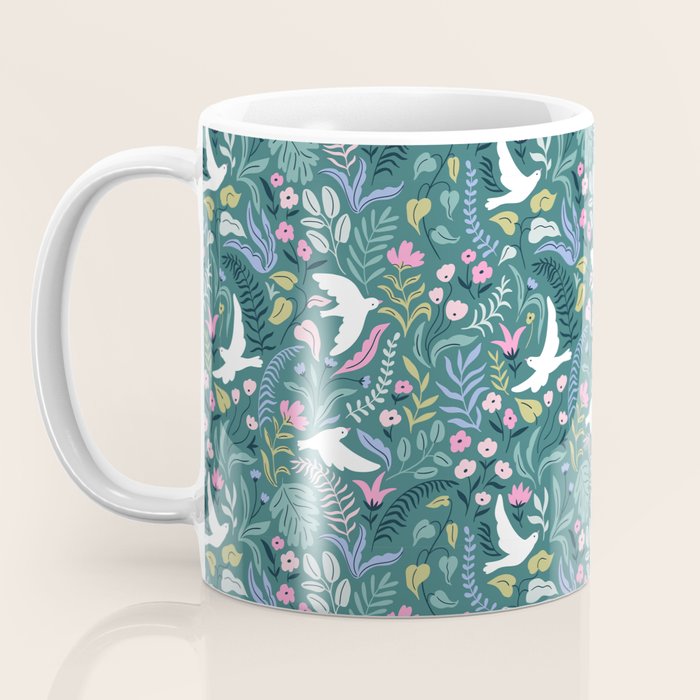 Garden and birds Coffee Mug Gallery Image 3