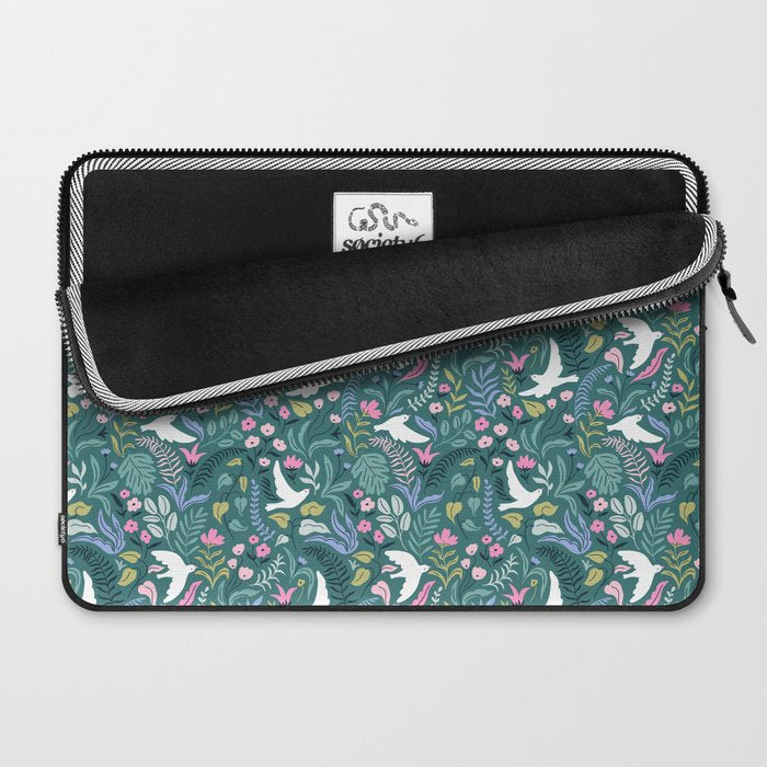 Garden and birds Laptop Sleeve Gallery Image 2