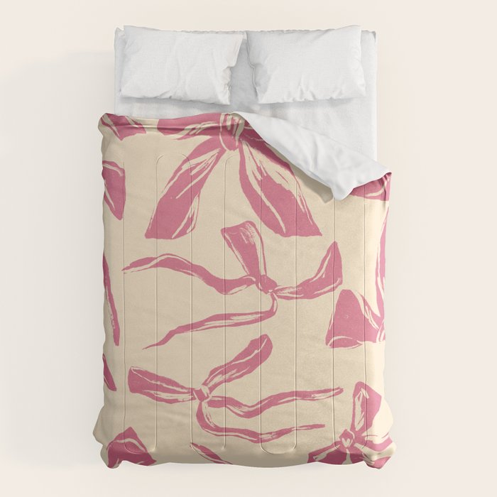Pink bow pattern Comforter Gallery Image 6