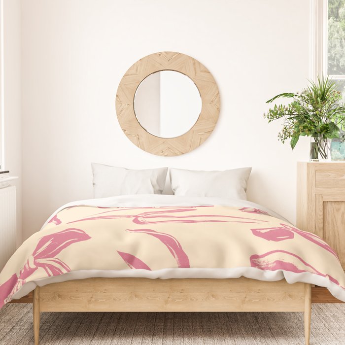 Pink bow pattern Duvet Cover Gallery Image 3