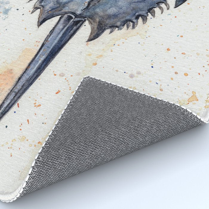 Horseshoe Crab Blues Rug Gallery Image 4