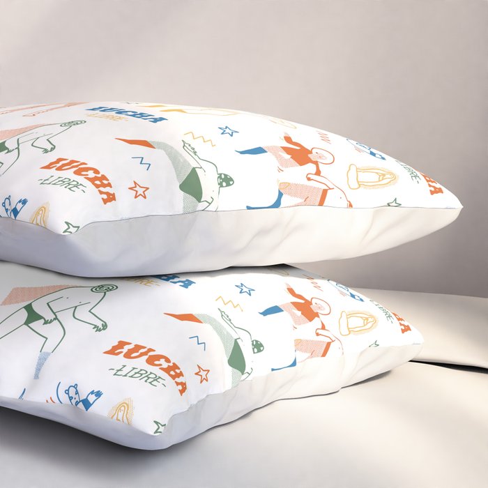 Lucha libre Pillow Sham Gallery Image 3