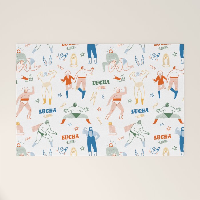 Lucha libre Welcome Mat Gallery Image 1