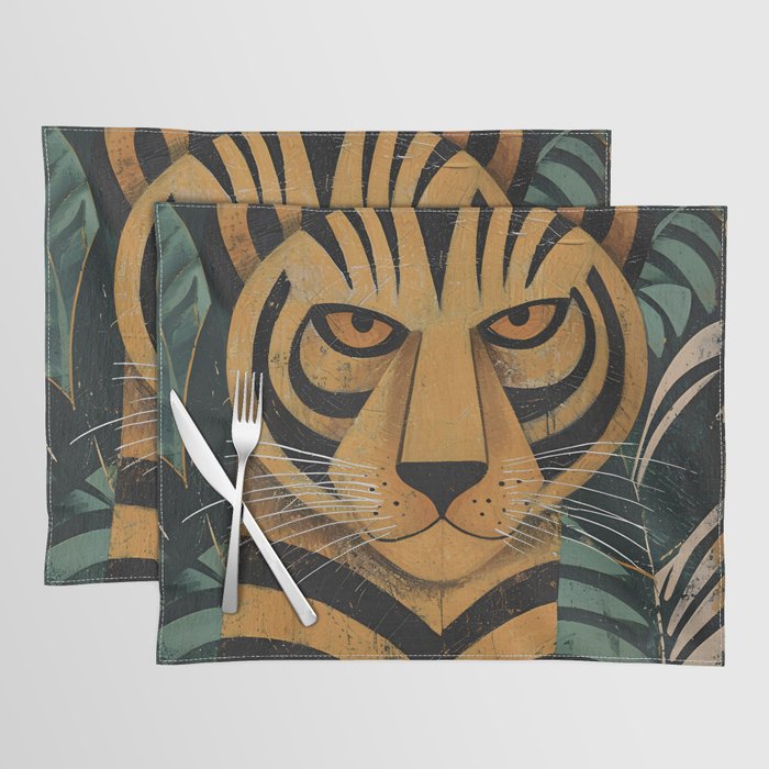 Zireth Tiger Placemat Gallery Image 1