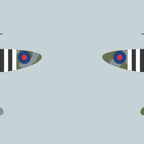 Spitfire WWII Fighter Aircraft - Grey Coffee Mug Gallery Image 2