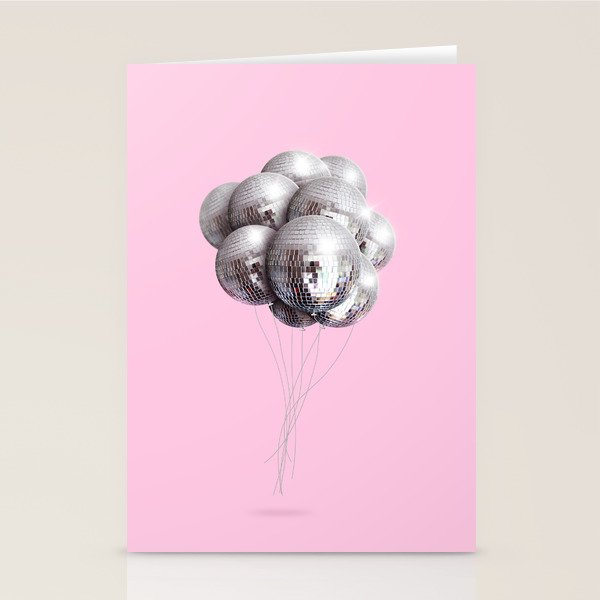 Disco Balloons Stationery Card Gallery Image 1