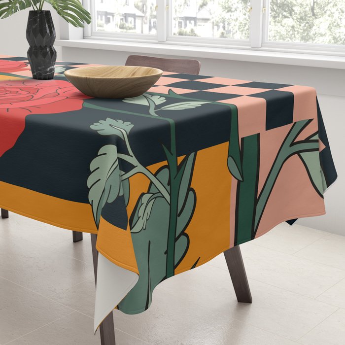 Red Roses 3 Tablecloth Gallery Image 3