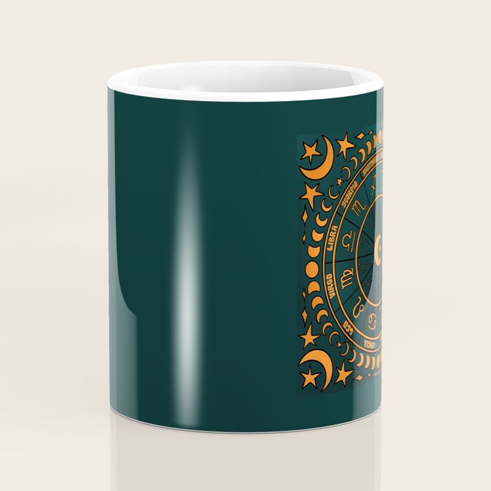 Moon Zodiac Wheel Coffee Mug Gallery Image 4