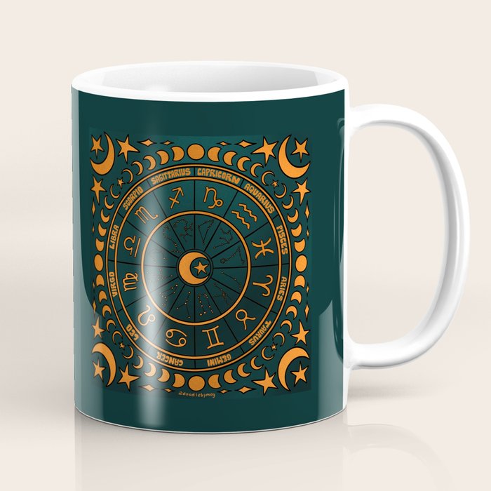 Moon Zodiac Wheel Coffee Mug Gallery Image 1