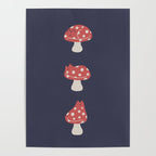 Cat and Plant 48: Cat Mushroom Poster Gallery Image 4
