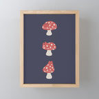 Cat and Plant 48: Cat Mushroom Mini Art Print Gallery Image 1