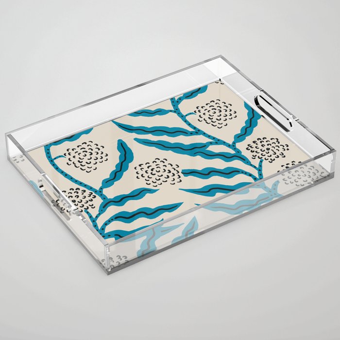 LA VILLE VINE BLUE Acrylic Tray Gallery Image 1