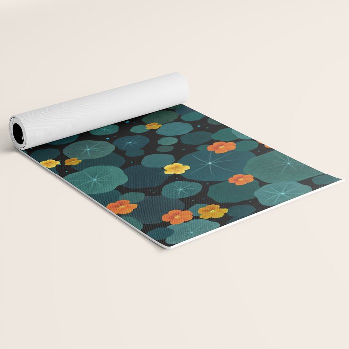 Nasturtium Garden Yoga Mat Gallery Image 2