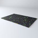 Blacklight Party Splatter Painting Version 2 Rug Gallery Image 3