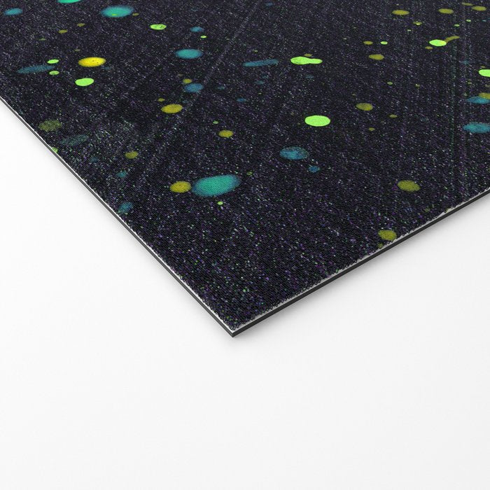 Blacklight Party Splatter Painting Version 2 Welcome Mat Gallery Image 2
