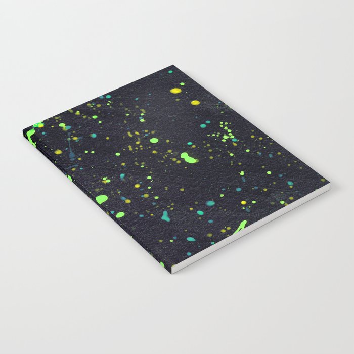 Blacklight Party Splatter Painting Version 2 Notebook Gallery Image 2