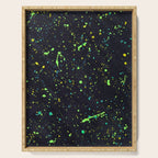 Blacklight Party Splatter Painting Version 2 Serving Tray Gallery Image 1